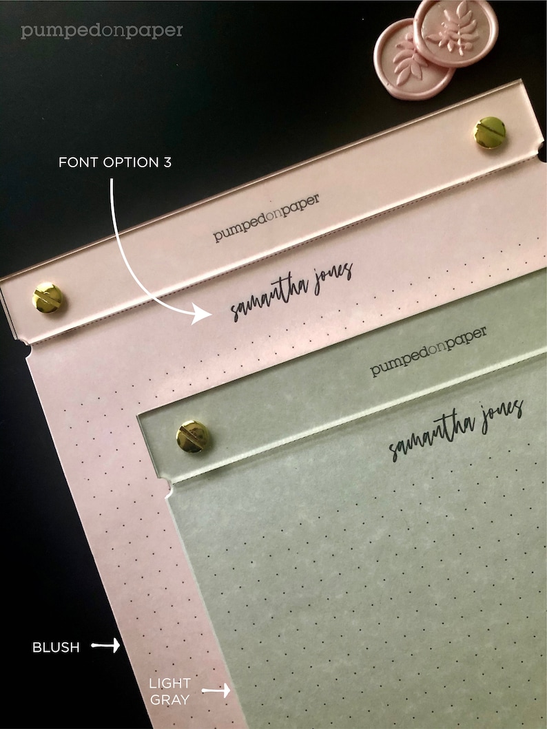 Personalized Notepad REFILL ONLY for Large Acrylic Writing Etsy UK