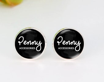 CUSTOM LOGO EARRING Studs, Personalised Photo Earrings, Business Brand Logo Earrings, Australian Made, Photo Jewellery