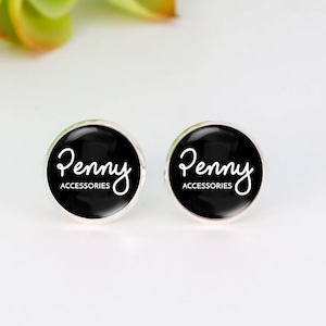 CUSTOM LOGO EARRING Studs, Personalised Photo Earrings, Business Brand Logo Earrings, Australian Made, Photo Jewellery image 1