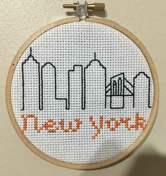 City Skyline New York Big Apple New york pillow | Etsy