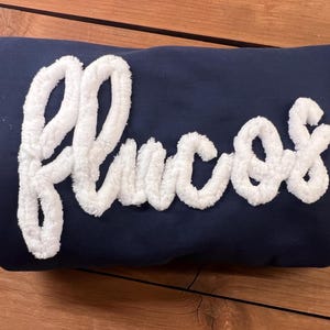 Embroidered Yarn Sweatshirt, Custom Team Sweatshirt, Chenille Yarn Sweatshirt, Personalized Sweatshirt, Embroidered Team Sweatshirt