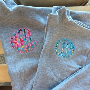 Youth Quarter Zip Sweatshirt Monogram Sweatshirt Half Zip - Etsy