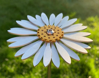 Daisy - Pollination Flower Garden Stem, Ornament, Decoration, Sculpture
