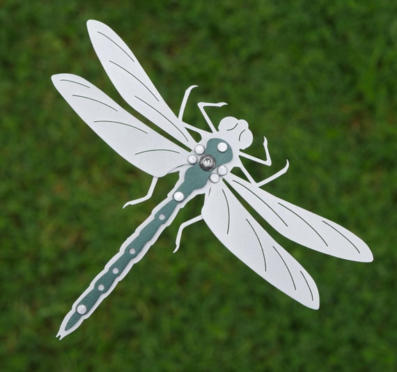 1 Pair of Metal Dragonfly Wall Planter Dragon fly Wall Mounted Plant Holders