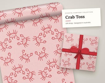Crab Toss Wrapping Paper