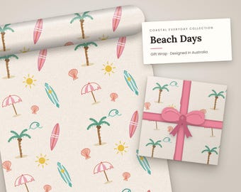 Beach Days Wrapping Paper