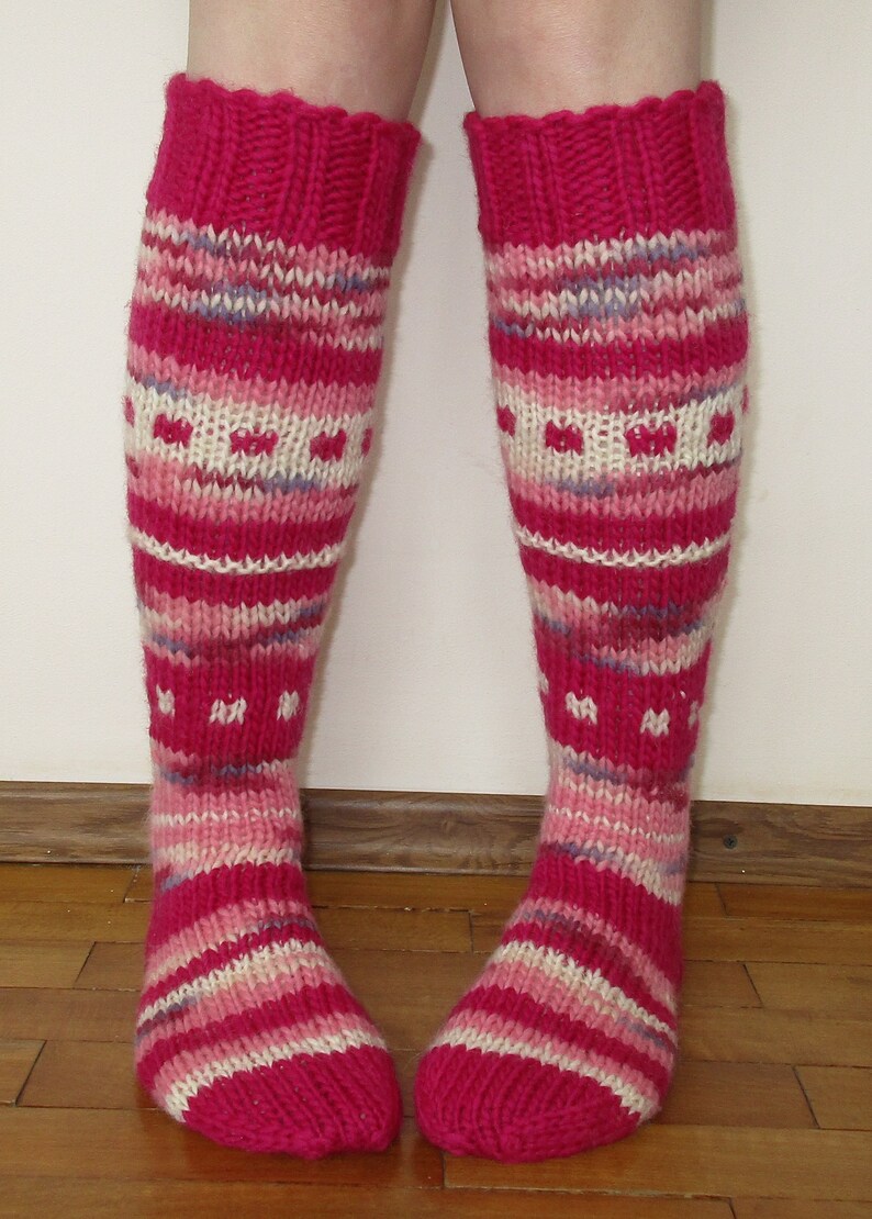 long wool socks ladies