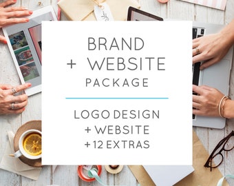 Individuelles Logo-Design + Website-Design + 12 Extras - Ultimatives Branding Paket – Business Branding, Business Logo-Design
