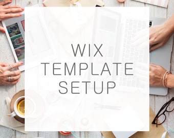 Wix Website Template Setup and Customization