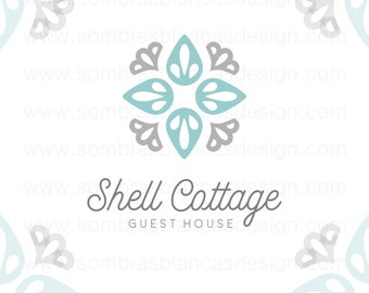 Interior Design Logo - OOAK Premade Logo Design - Star Flower - One Of A Kind Business Logo Design - Perfect for a jewelry designer atelier