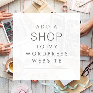Shop Add-On for your Wordpress Site - E-Commerce Page to Sell Your Products Online