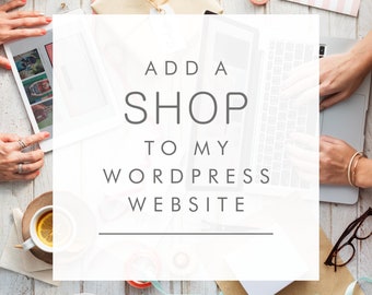 Shop Add-On for your Wordpress Site - E-Commerce Page to Sell Your Products Online