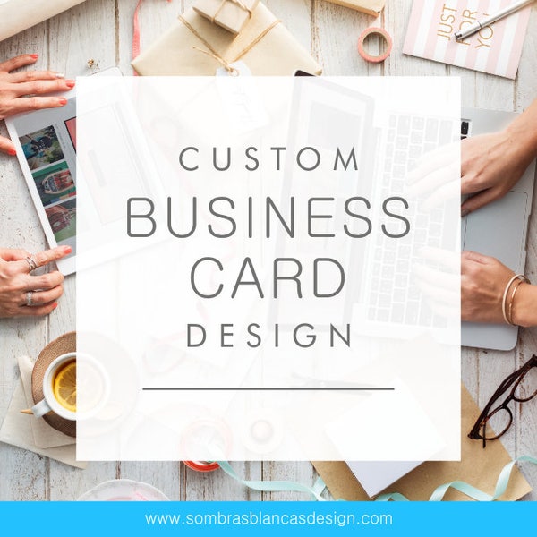Design de cartão de visita personalizado