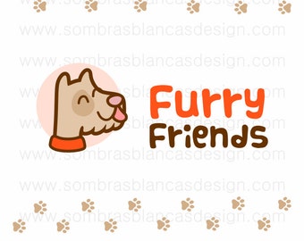 Dog Logo Design - OOAK Premade Logo Design - Dog Character - One Of A Kind Business Logo Design - Perfect for a veterenary clinic
