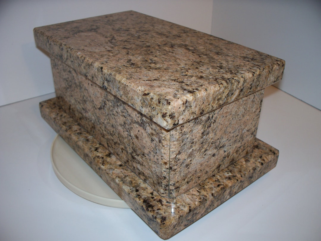 Stone Cremation Box Stone Handmade Wedding Box Keepsake Box Cremation Urn Baby Box Time ...