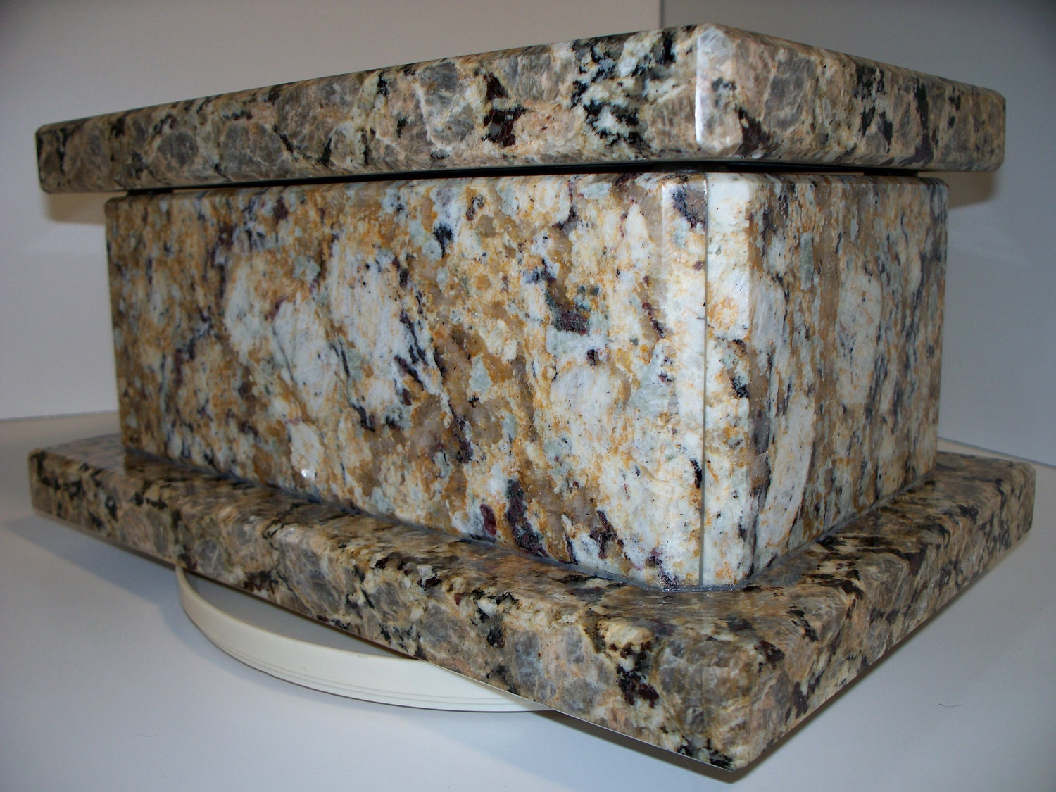 Stone Cremation Box Stone Wedding Box Handmade of Natural Granite Baby Box Cremation Urn or ...
