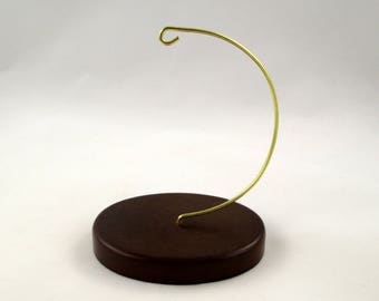 Small Ornament Stands in Chrome or Brass Small Ornament Stands in Chrome or Brass