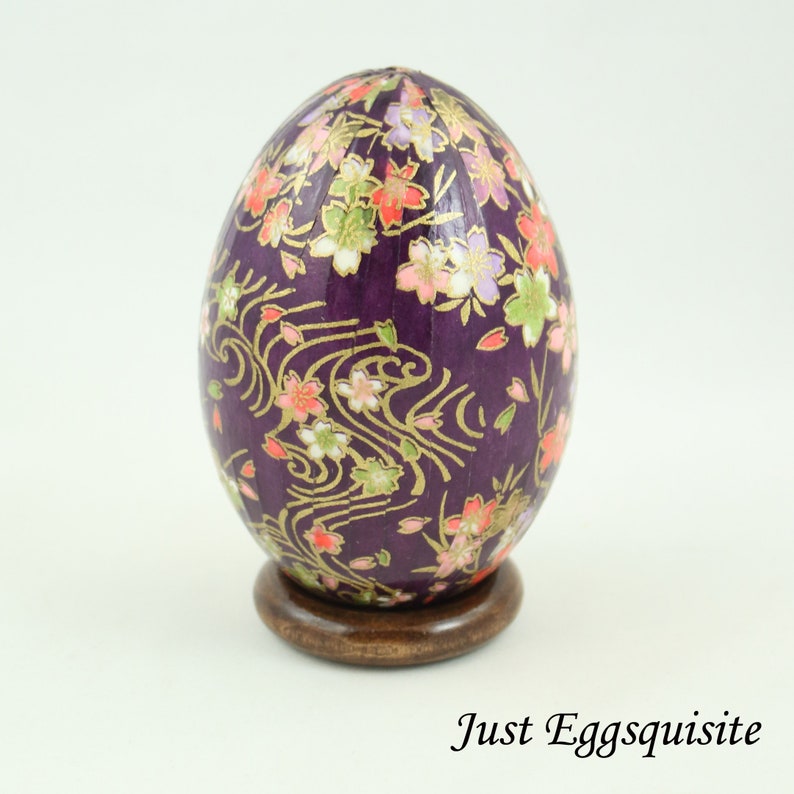 Japanese Washi Paper Easter Egg Japanese Washi Egg Washi Etsy