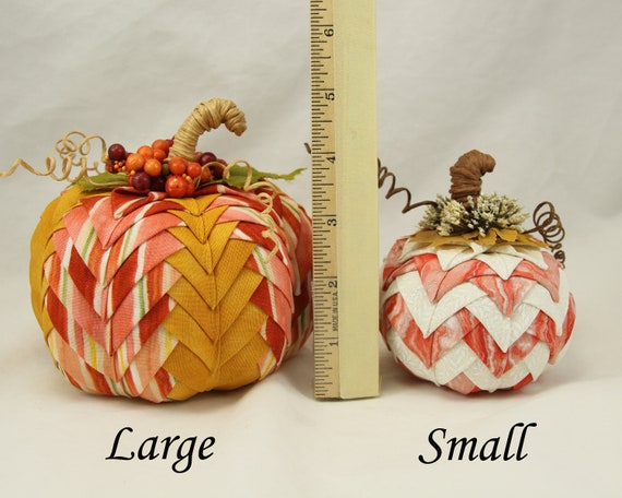 How to Cover Pumpkins with Fabric + Decorating Tips - CATHIE