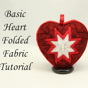 Heart DIY Fabric Ornament Tutorial, Do It Yourself Fabric Ornament, No Sew Ornament DIY, DIY Ornament, Heart Ornament Tutorial