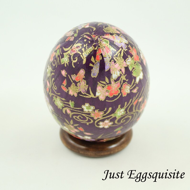 Japanese Washi Paper Easter Egg Japanese Washi Egg Washi Etsy
