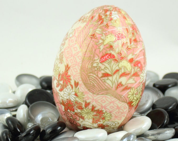 Japanese Washi Paper Easter Egg Japanese Washi Egg Washi Etsy