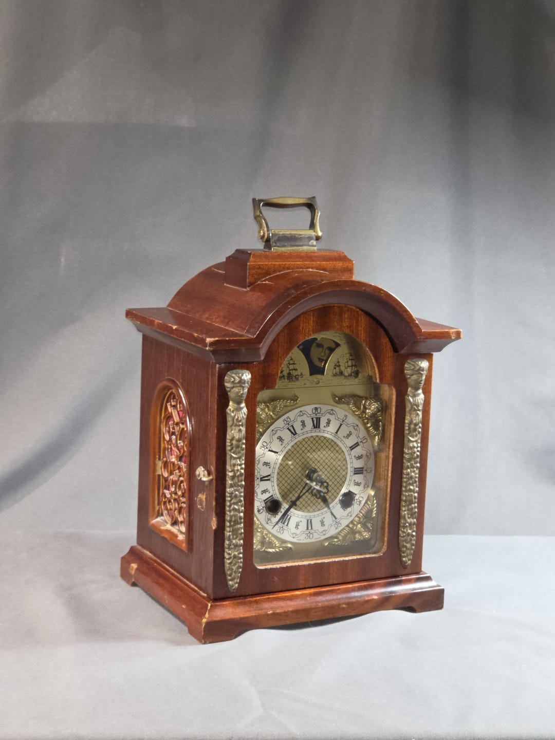 1984 Dutch Mantel Clock – Franz Hermle Movement, Moonphase Chime (for ...