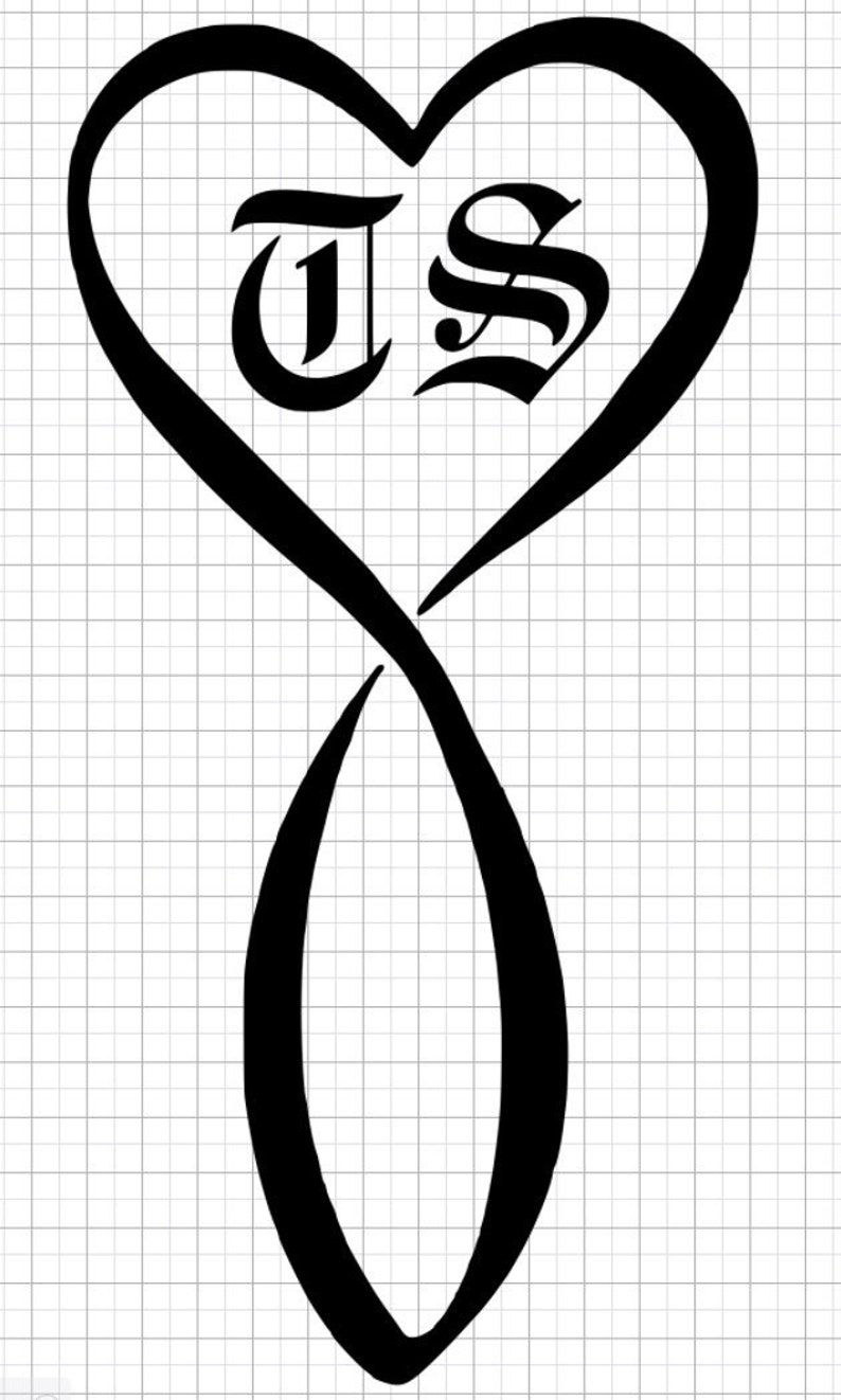 Download Swiftie Infinity Love Symbol SVG file for Cricut or other | Etsy