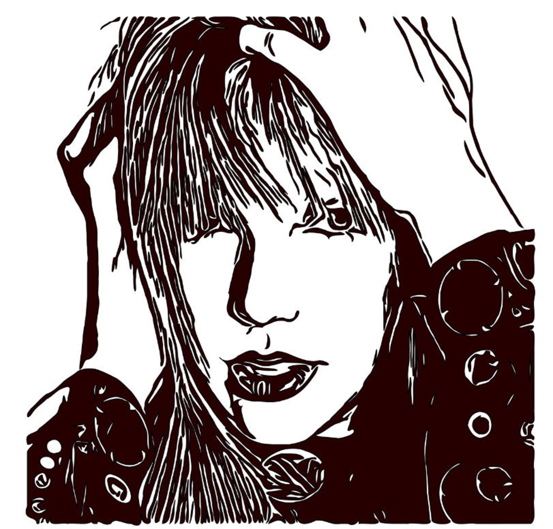Taylor Swift Stencil