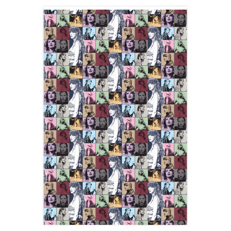 Taylor Swift Inspired the Eras Tour Wrapping Paper Etsy