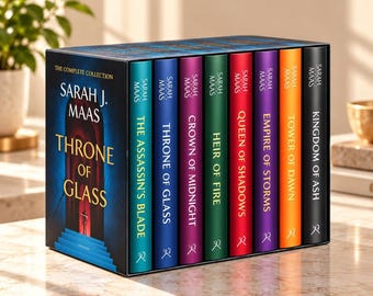 Throne of Glass: 8-delige boekenserie van Sarah J. Maas — Hardcover fantasy-serie