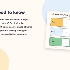 First Then Board Printable with 40 Picture Cards, First Next Then Chart for Toddlers (PDF) image 5