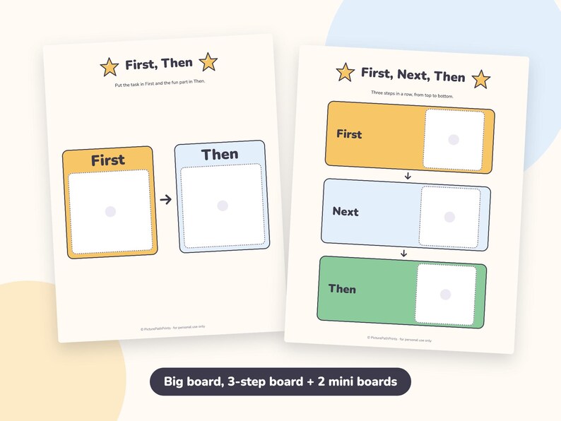 First Then Board Printable with 40 Picture Cards, First Next Then Chart for Toddlers (PDF) image 3