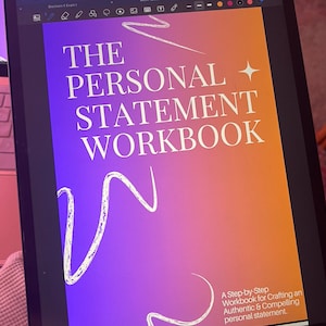 Pre-Medical Student Personal Statement Workbook for the Medical School Application