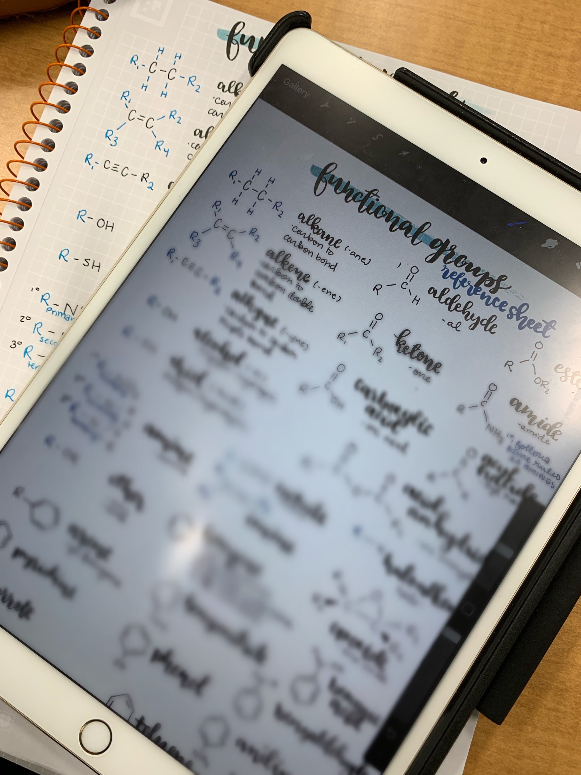 Organic Chemistry Functional Group Reference Sheet - Etsy