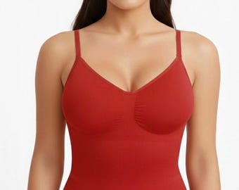 Body modelujące Mamey z dzianiny modelującej, zapinane na zatrzaski, czarne (jednoczęściowe) – 4