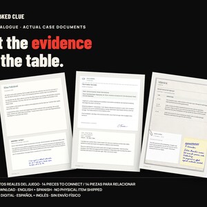 Three actual initial case documents: owner request, workshop record and closing papers. Digital PDFs, not a physical kit.