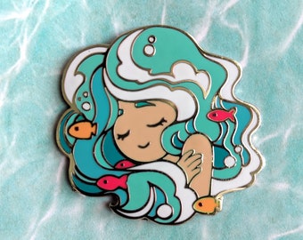 Seafoam Hard Enamel Pin