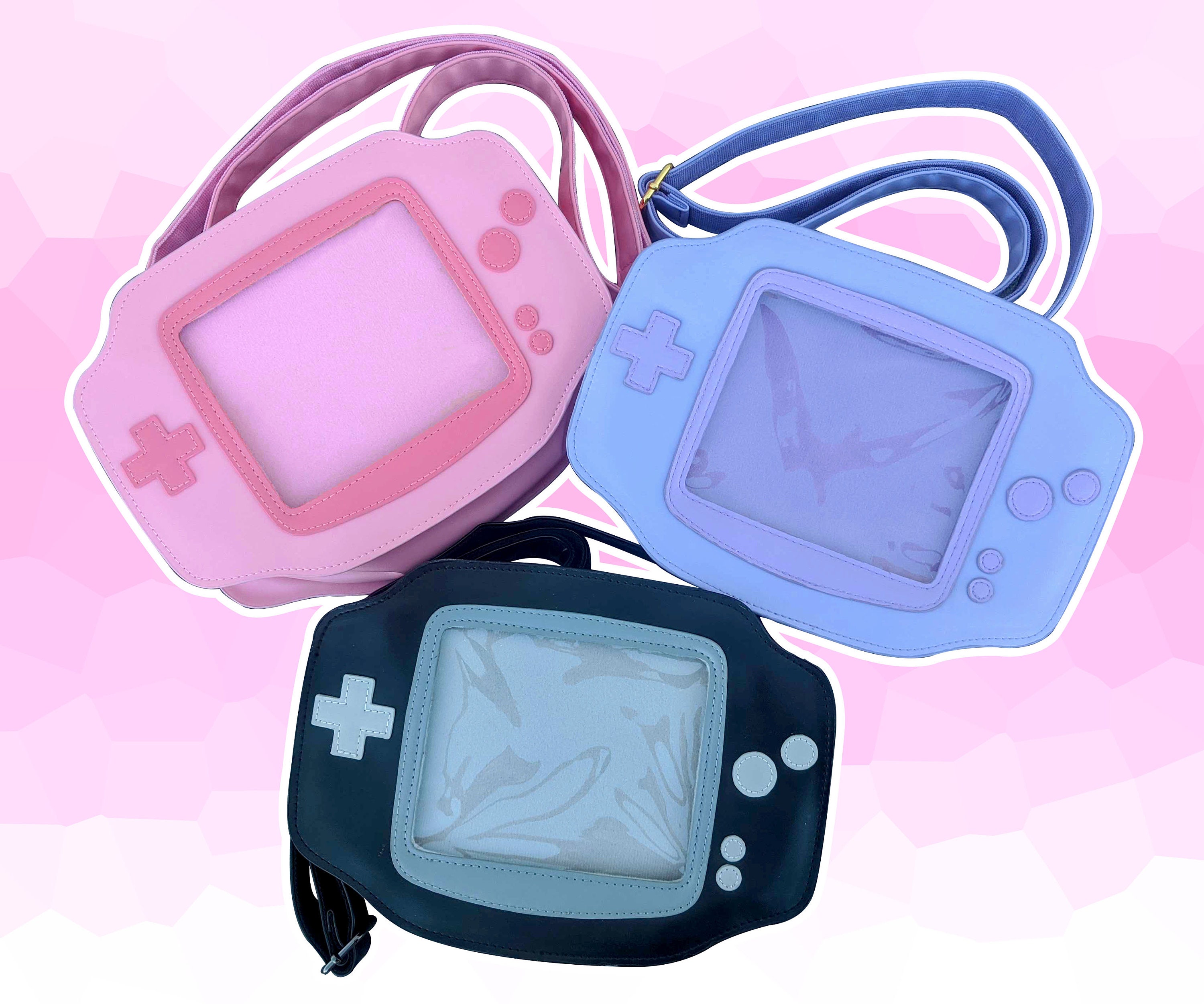 Video Game Ita Bag Backpack Kawaii Pins Bag PU Backpack Gift for