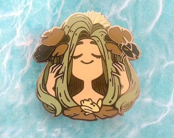 Lilypad Hard Enamel Pin *gold plating version*