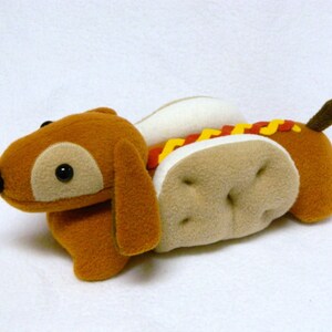 sausage dog plush toy
