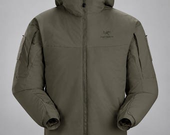 Chaqueta de invierno con capucha Arc'teryx, abrigo cortavientos para exteriores, chaqueta acolchada cálida para hombre.