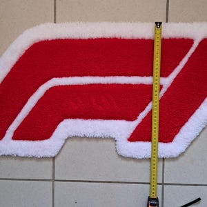F1 Formel 1 handtuftad matta