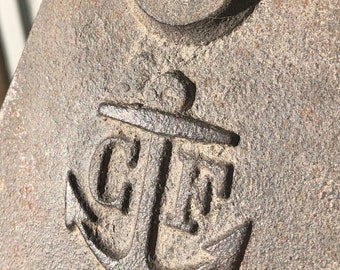 Lisseur de fer plat antique n° 3, Anchor Insignia, France