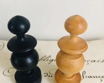 Vintage French Chess Piece Bishop CHOOSE colour