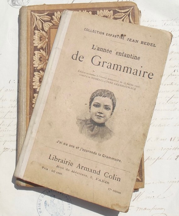 ヴィンテージフランス語の本 言語学習書 1900 レッスン