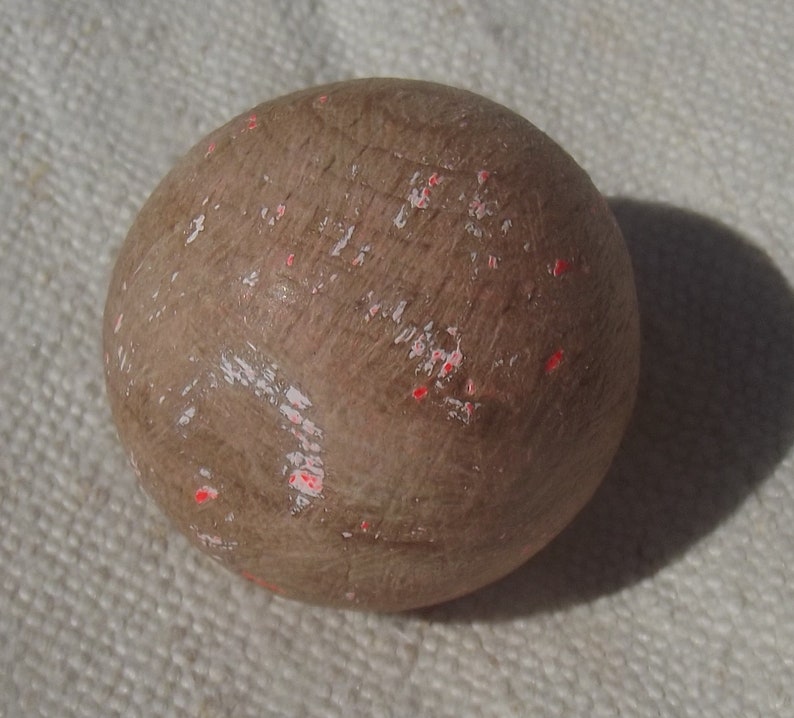 Vintage French Boules Jack Wooden Centre Ball Petanque Etsy