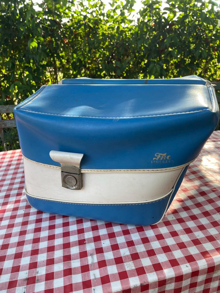 Paire De Sacoches Vélo Vintage Années 50 - Fac Pyrénées - Cuir