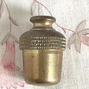 Vintage French light Pull small brass Curtain cord Blind pull weight