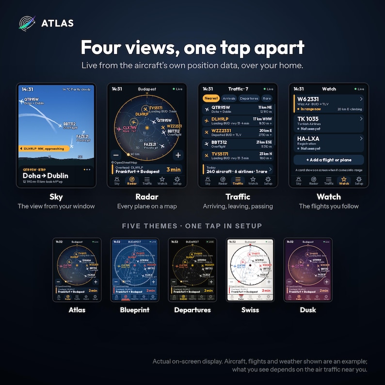 Live Flight Tracker for Your Window, Sky View and Radar Map With ...